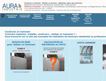 Tablet Screenshot of construireunhammam.com